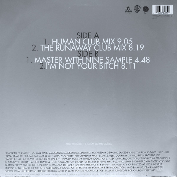 Human Nature by Madonna - 12", UK & Europe. 1995. Electronic/House Very Good Plus (VG+) Very Good (VG) - vinyl For Sale in Nottingham. - 2