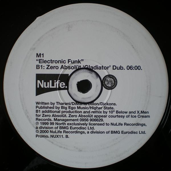 Electronic Funk by M1 - 12", Promo, UK. 2000. Electronic/UK Garage Very Good Plus (VG+) Very Good Plus (VG+) - vinyl For Sale in Nottingham. - 3