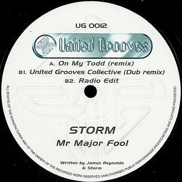 Mr Major Fool by Storm (31) - 12", UK. 2002. Electronic/UK Garage Very Good Plus (VG+) Very Good Plus (VG+) vinyl Nottingham.