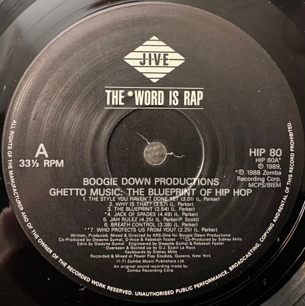 Ghetto Music: The Blueprint Of Hip Hop