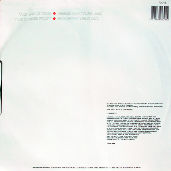 You Got The Love (Erens Bootleg Mix) by Truelove* Presents The Source Featuring Candi Staton - 12", UK. 1991. Electronic/Garage House Very Good Plus (VG+) Good Plus (G+) - vinyl For Sale in Nottingham. - 2