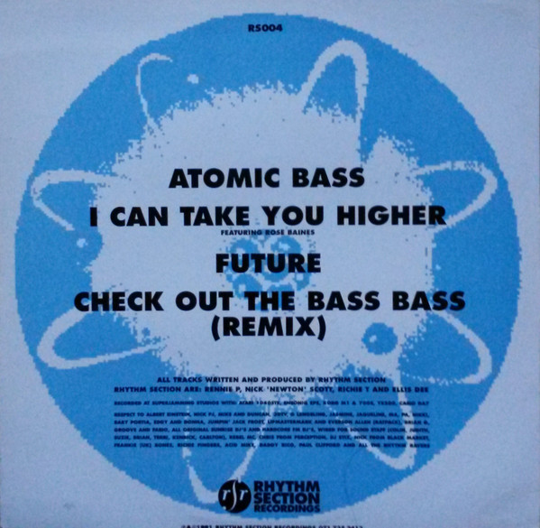Atomic EP by Rhythm Section (2) - 12", EP, Bla, UK. 1991. Electronic/Breakbeat, Hardcore, Techno Very Good Plus (VG+) Very Good (VG) - vinyl For Sale in Nottingham. - 2