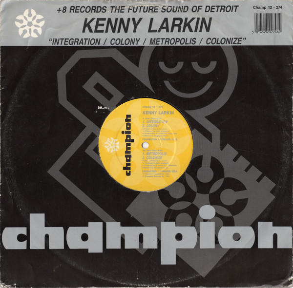 Integration by Kenny Larkin - 12", UK. 1991. Electronic/Techno Very Good Plus (VG+) Very Good (VG) vinyl Nottingham.
