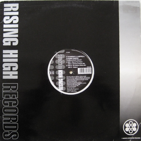 Turbulence Remix by A Homeboy, A Hippie & A Funki Dredd - 12", UK. 1992. Electronic/Breakbeat, Techno, Hardcore Very Good Plus (VG+) Very Good (VG) - vinyl For Sale in Nottingham. - 3