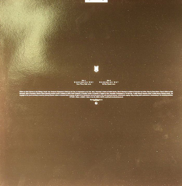 Wondering Why by MJ Cole - 12", Single, UK & Europe. 2003. Electronic/House, UK Garage Very Good Plus (VG+) Near Mint (NM or M-) - vinyl For Sale in Nottingham. - 4