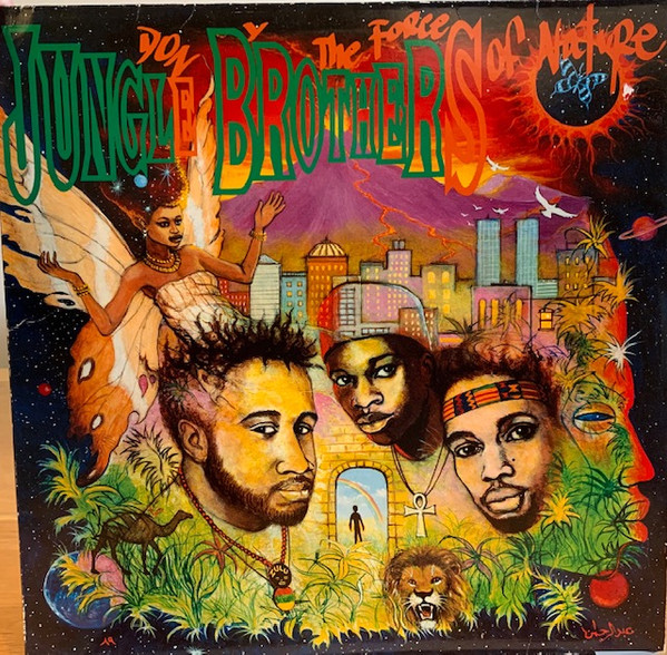 Done By The Forces Of Nature by Jungle Brothers - LP, Album, Europe. 1989. Hip Hop/Hip-House, African, Conscious Very Good Plus (VG+) Very Good Plus (VG+) vinyl Nottingham.