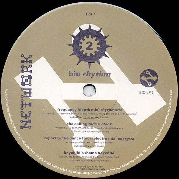 Bio Rhythm 2 - "808 909 1991" by Various - LP, Comp, UK. 1990. Electronic/Electro, Techno, Bleep Very Good (VG) Very Good (VG) - vinyl For Sale in Nottingham. - 3