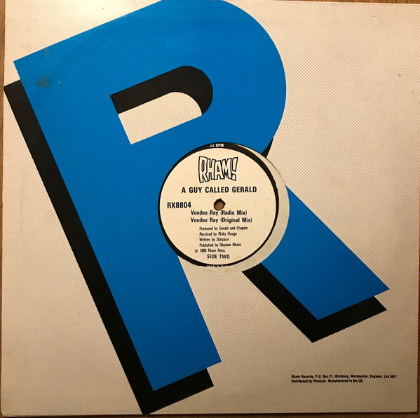 Voodoo Ray (Remix) by A Guy Called Gerald - 12", Single, UK. 1989. Electronic/Acid House Very Good (VG) Very Good (VG) - vinyl For Sale in Nottingham. - 6