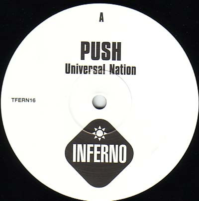 Universal Nation by Push - 12", UK. 1999. Electronic/Trance Very Good Plus (VG+) Very Good Plus (VG+) - vinyl For Sale in Nottingham. - 3