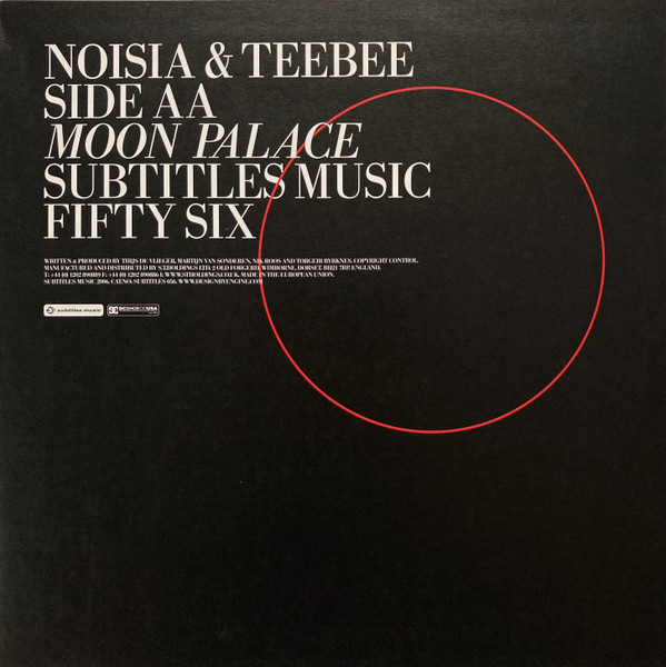 Shower For An Hour / Moon Palace by Noisia & Teebee - 12", UK. 2007. Electronic/Drum n Bass Near Mint (NM or M-) Near Mint (NM or M-) - vinyl For Sale in Nottingham. - 2