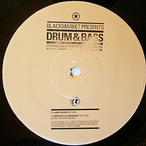 Blackmarket Presents: Drum & Bass by Nicky Blackmarket - 2xLP, Comp, UK. 2000. Electronic/Drum n Bass Very Good Plus (VG+) Very Good Plus (VG+) - vinyl For Sale in Nottingham. - 6