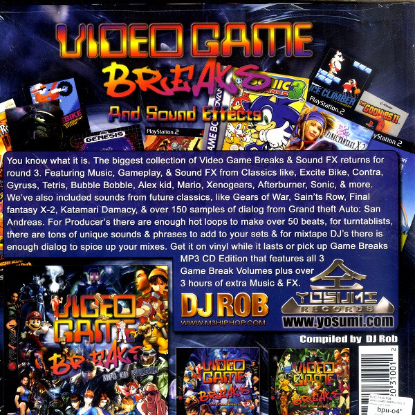 Video Game Breaks And Sound Effects Volume 3