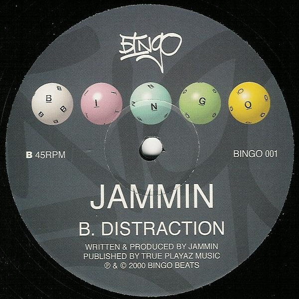 Hold On / Distraction by Jammin* - 12", UK. 2000. Electronic/Breakbeat, UK Garage, Breaks Very Good (VG) Very Good Plus (VG+) - vinyl For Sale in Nottingham. - 2
