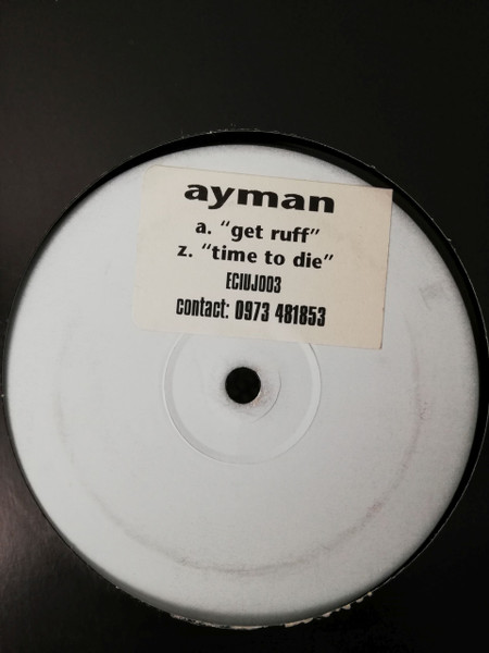 Get Ruff / Time To Die by Ayman - 12", Promo, Sti, UK. 1995. Electronic/Drum n Bass, Jungle Very Good Plus (VG+) Not Graded - vinyl For Sale in Nottingham. - 2
