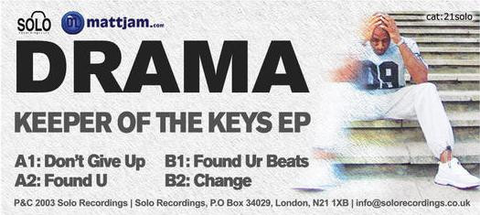 Keeper Of The Keys EP by Drama (2) - 12", EP, TP, UK. 2003. Electronic/UK Garage Near Mint (NM or M-) Generic - vinyl For Sale in Nottingham. - 3