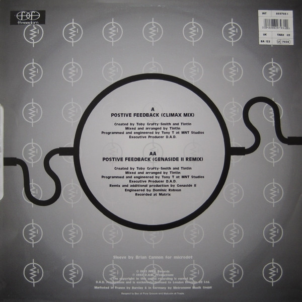 Positive Feedback by Cleptomaniacs* - 12", UK. 1992. Electronic/Breakbeat, Hardcore, Techno Very Good (VG) Generic - vinyl For Sale in Nottingham. - 2