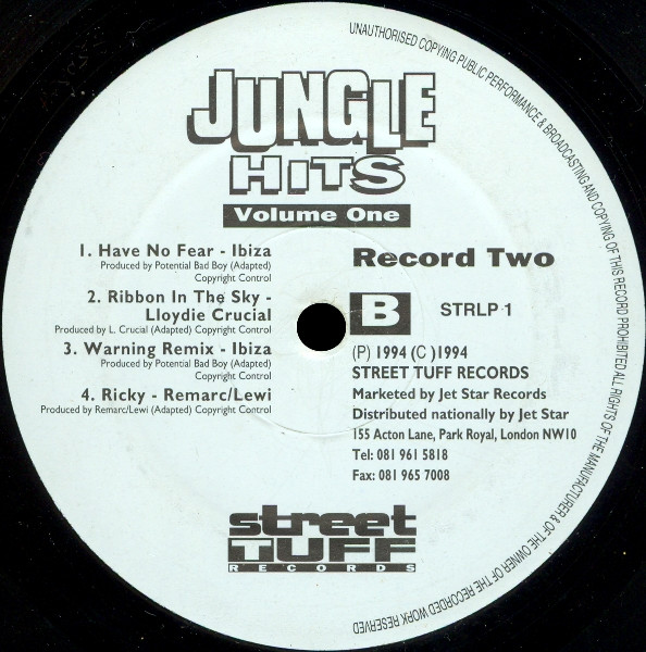 Jungle Hits Volume 1 by Various - 2xLP, Comp, UK. 1994. Electronic/Drum n Bass, Jungle Very Good (VG) Good Plus (G+) - vinyl For Sale in Nottingham. - 6