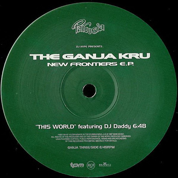 New Frontiers E.P. by DJ Hype Presents..  The Ganja Kru - 3x12", EP, Promo, UK. 1997. Electronic/Drum n Bass, Jungle Very Good Plus (VG+) Very Good (VG) - vinyl For Sale in Nottingham. - 5