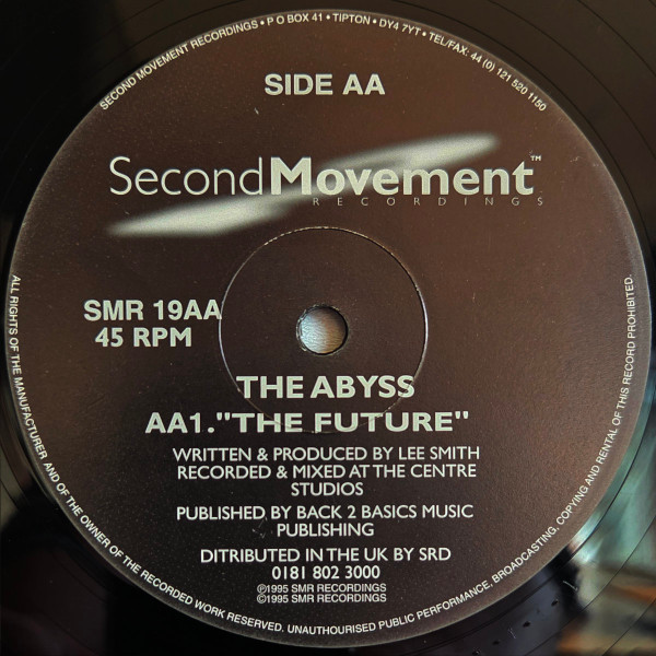Magic Glass / The Future by The Abyss (3) - 12", UK. 1996. Electronic/Drum n Bass, Jungle Very Good (VG) Generic - vinyl For Sale in Nottingham. - 2