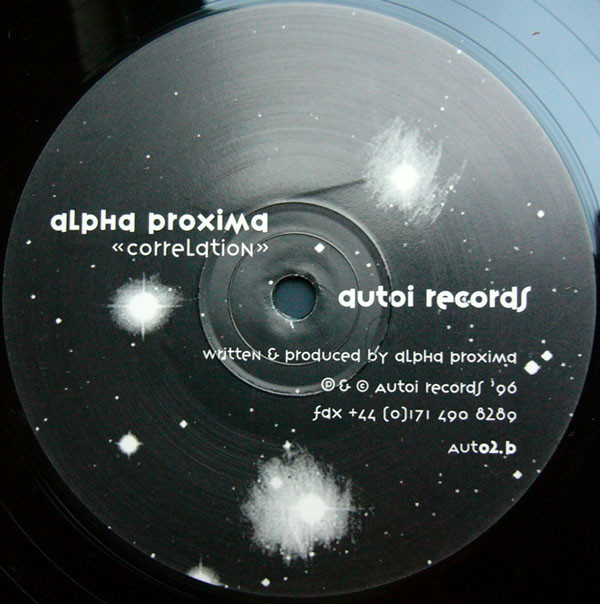 Conspiracy Theory by Alpha Proxima (2) - 12", UK. 1996. Electronic/Drum n Bass Very Good Plus (VG+) Generic - vinyl For Sale in Nottingham. - 2