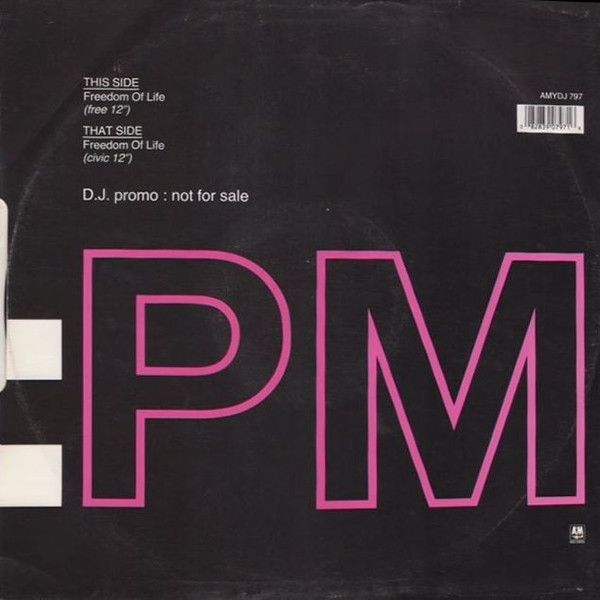 Freedom Of Life by Awesome 3 - 12", Single, Promo, UK. 1991. Electronic/House Very Good Plus (VG+) Very Good Plus (VG+) - vinyl For Sale in Nottingham. - 2