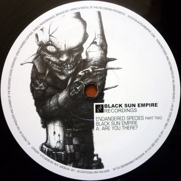 Endangered Species (Part Two) by Black Sun Empire / Jade (10) - 2x12", EP, Netherlands. 2007. Electronic/Drum n Bass Very Good Plus (VG+) Very Good Plus (VG+) - vinyl For Sale in Nottingham. - 3