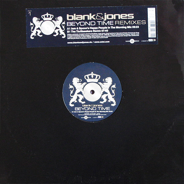 Beyond Time Remixes by Blank&Jones* - 12", Germany. 2000. Electronic/Trance Very Good Plus (VG+) Very Good (VG) vinyl Nottingham.