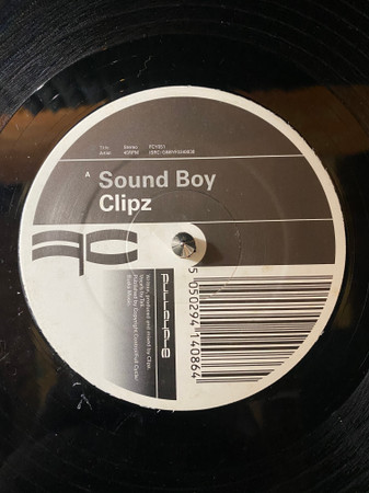 Sound Boy / Pitch Dem Up by Clipz - 12", UK. 2003. Electronic/Drum n Bass Very Good Plus (VG+) Very Good Plus (VG+) vinyl Nottingham.