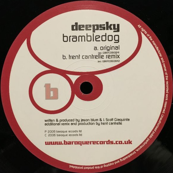 Brambledog by Deepsky - 12", UK. 2006. Electronic/Progressive House Mint (M) Near Mint (NM or M-) - vinyl For Sale in Nottingham. - 2