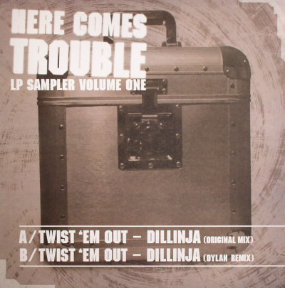 Here Comes Trouble (LP Sampler Volume One) by Dillinja - 12", Smplr, UK. 2003. Electronic/Drum n Bass Near Mint (NM or M-) Very Good (VG) vinyl Nottingham.