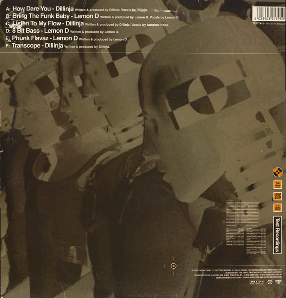 The Crash Test E.P. by Dillinja & Lemon D - 3x12", EP, UK. 2003. Electronic/Drum n Bass Near Mint (NM or M-) Very Good (VG) - vinyl For Sale in Nottingham. - 2