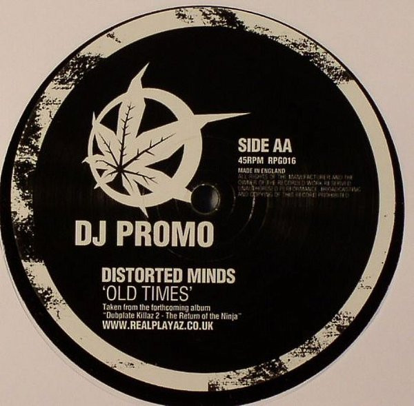 No Test / Old Times by Distorted Minds - 12", Promo, UK. 2006. Electronic/Drum n Bass, Jungle Very Good Plus (VG+) Generic - vinyl For Sale in Nottingham. - 2