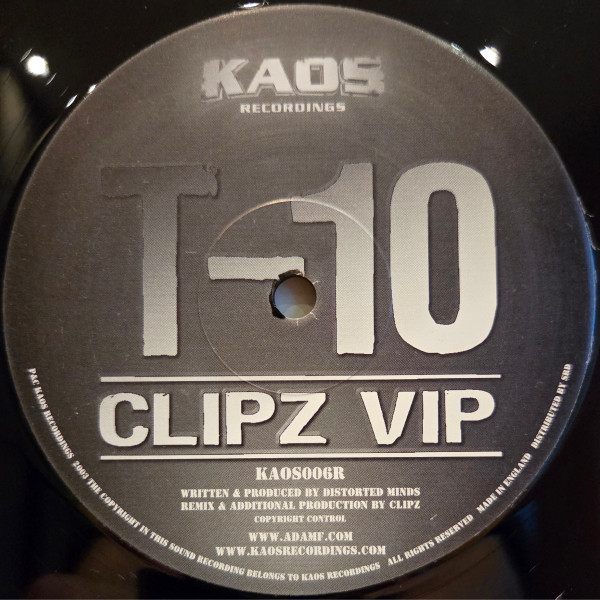 T-10 (Remixes) by Distorted Minds - 12", UK. 2004. Electronic/Drum n Bass Near Mint (NM or M-) Near Mint (NM or M-) - vinyl For Sale in Nottingham. - 3