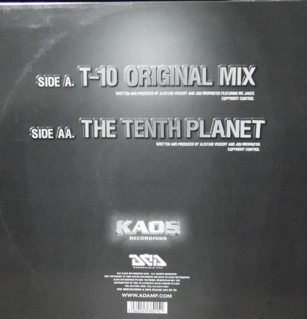 T-10 / The Tenth Planet by Distorted Minds - 12", UK. 2003. Electronic/Drum n Bass Good Plus (G+) Generic - vinyl For Sale in Nottingham. - 2