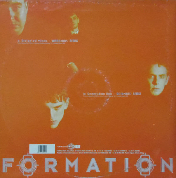 Formation 100 - The Remixes (Part 1) by Distorted Minds / Generation Dub - 12", UK. 2003. Electronic/Drum n Bass Mint (M) Mint (M) - vinyl For Sale in Nottingham. - 4