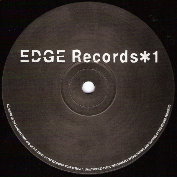 ✱1 by DJ Edge - 12", UK. 1992. Electronic/Hardcore, Techno, Breakbeat, Deep House Very Good Plus (VG+) Generic - vinyl For Sale in Nottingham. - 2