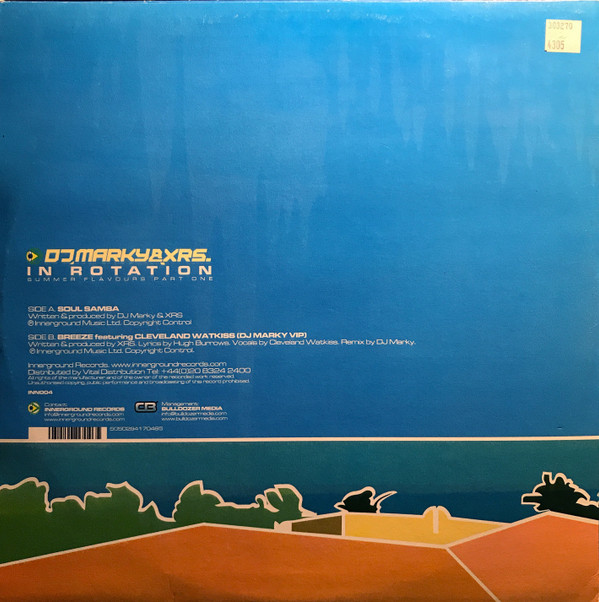 In Rotation Summer Flavours Part One by DJ Marky & XRS - 12", Brazil. 2004. Electronic/Drum n Bass Very Good Plus (VG+) Very Good Plus (VG+) - vinyl For Sale in Nottingham. - 2