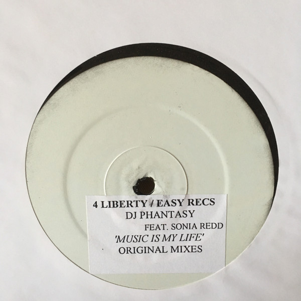 Music Is My Life by DJ Phantasy Featuring Sonia Redd - 12", W/Lbl, UK. 1998. Electronic/Drum n Bass Very Good Plus (VG+) Generic vinyl Nottingham.