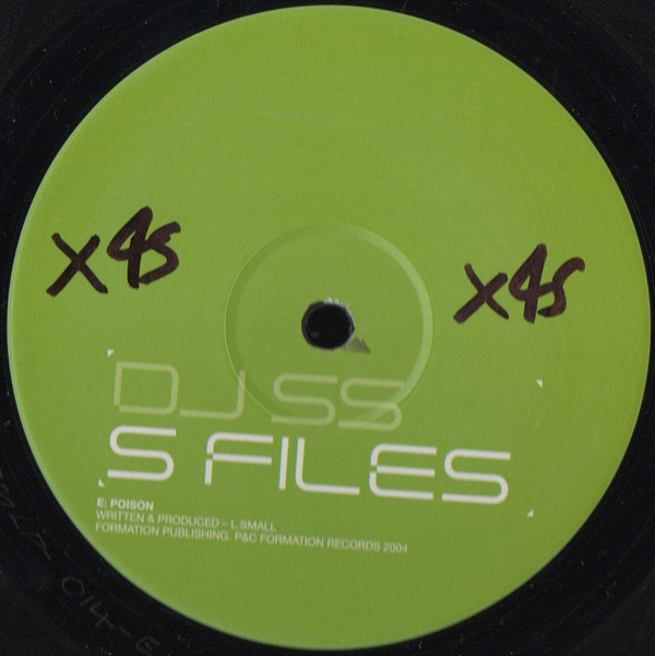 S Files by DJ SS - 3x12", UK. 2004. Electronic/Drum n Bass Mint (M) Mint (M) - vinyl For Sale in Nottingham. - 6