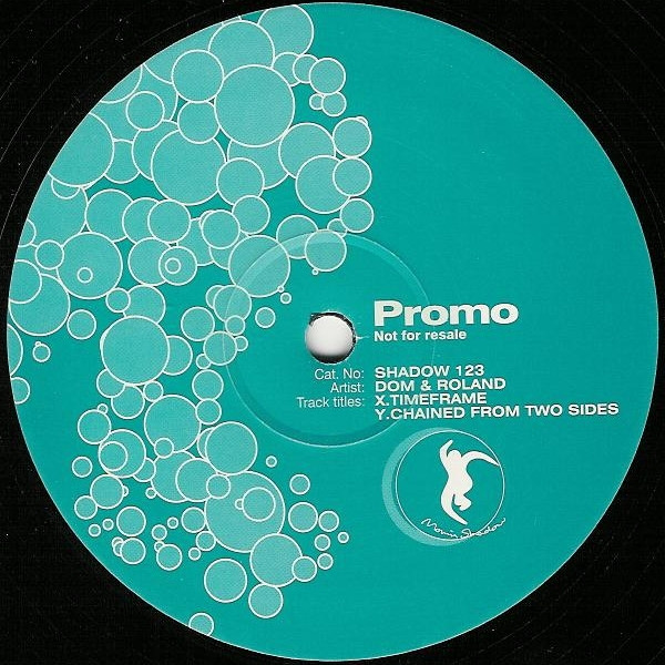 Timeframe / Chained From Two Sides by Dom & Roland - 12", Promo, W/Lbl, UK. 1998. Electronic/Drum n Bass Near Mint (NM or M-) Generic vinyl Nottingham.