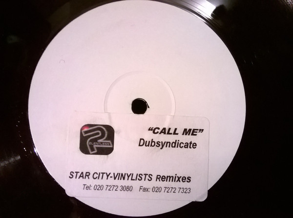 Call Me (Remixes) by Dubsyndicate* - 12", W/Lbl, Sti, UK. 2004. Electronic/UK Garage Very Good Plus (VG+) Generic vinyl Nottingham.