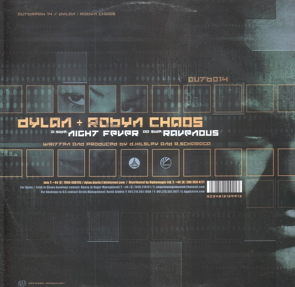 Night Fever / Ravenous by Dylan + Robyn Chaos - 12", UK. 2002. Electronic/Drum n Bass Near Mint (NM or M-) Very Good Plus (VG+) - vinyl For Sale in Nottingham. - 2