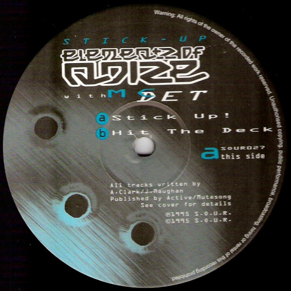 Stick-Up by Elementz Of Noize With MC Det - 12", UK. 1996. Electronic/Jungle Very Good Plus (VG+) Very Good Plus (VG+) - vinyl For Sale in Nottingham. - 3
