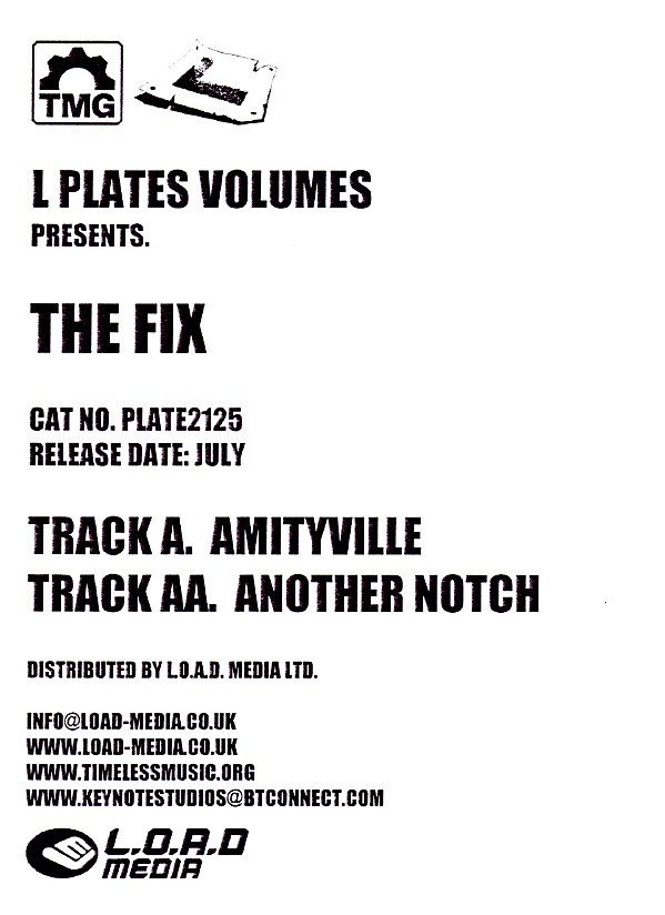 Amityville / Another Notch by The Fix - 12", W/Lbl, UK. 2005. Electronic/Drum n Bass Near Mint (NM or M-) Generic vinyl Nottingham.