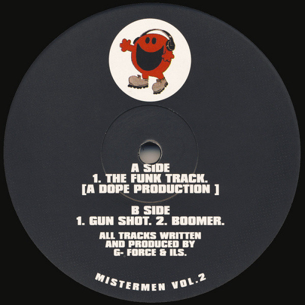 Mistermen Vol. 2 - The Funk Track by G-Force* & Ils - 12", UK. 1994. Electronic/Drum n Bass, Jungle Near Mint (NM or M-) Very Good (VG) vinyl Nottingham.