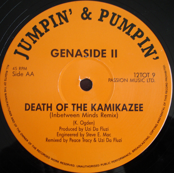 The Alchemist / Death Of The Kamikazee by Genaside II - 12", UK. 1990. Electronic/Breakbeat, Techno Very Good (VG) Very Good (VG) - vinyl For Sale in Nottingham. - 5