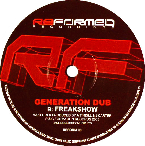 Atomic / Freakshow by Generation Dub - 12", UK. 2004. Electronic/Drum n Bass Very Good Plus (VG+) Very Good Plus (VG+) - vinyl For Sale in Nottingham. - 2