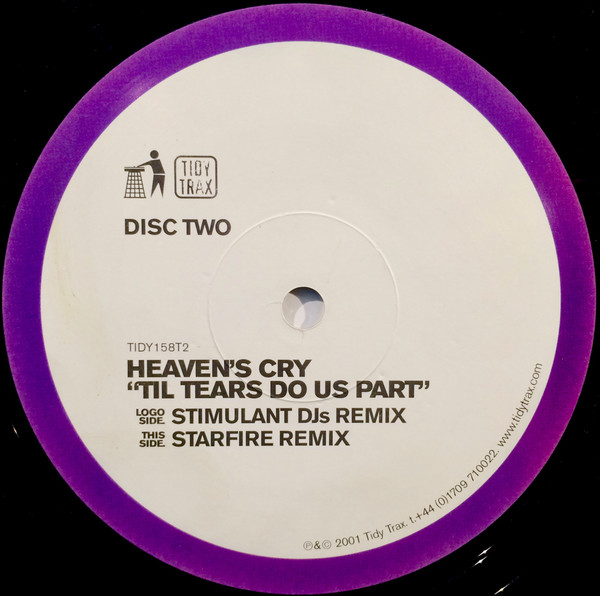 Til Tears Do Us Part by Heaven's Cry - 12", Two, UK. 2001. Electronic/House, Hard House Near Mint (NM or M-) Very Good Plus (VG+) - vinyl For Sale in Nottingham. - 4