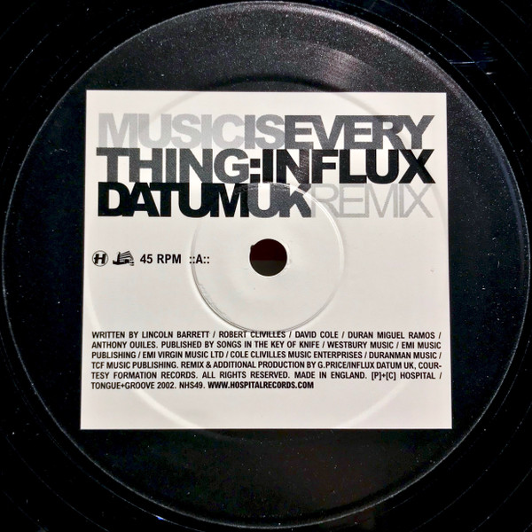 Music Is Everything (Remixes) by High Contrast - 12", UK. 2002. Electronic/Drum n Bass Very Good Plus (VG+) Very Good Plus (VG+) - vinyl For Sale in Nottingham. - 3