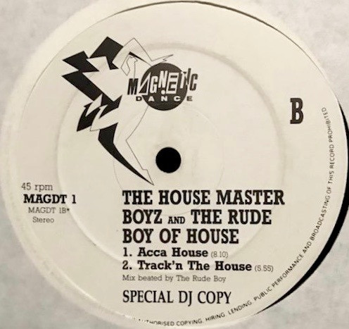 House Nation by The House Master Boyz* And The Rude Boy Of House - 12", Promo, UK. 1987. Electronic/House Very Good Plus (VG+) Not Graded - vinyl For Sale in Nottingham. - 2